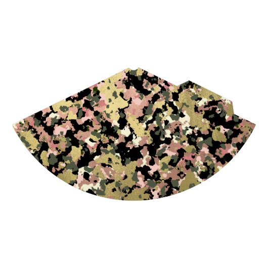 Goud Roze Groen Zwart Camouflage Verjaardagsfeest Feesthoedjes (Voorkant)