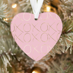 Goud Roze Meisje Glam XOXO Ornament