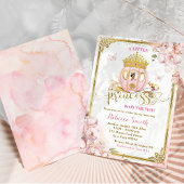 Goud Roze Mexicaans Prinses Carriage Baby shower Kaart