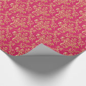 Goud Roze vochtig verpakkingspapier Cadeaupapier (Hoek)