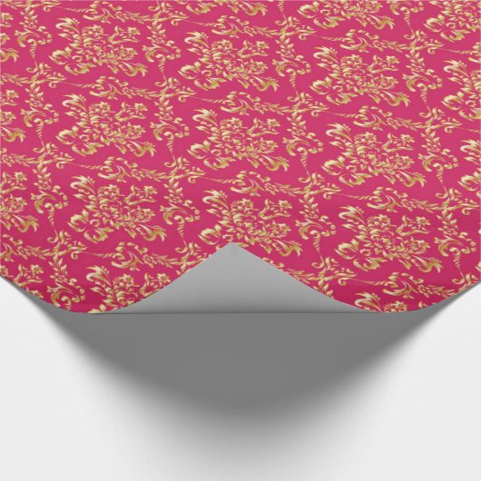 Goud Roze vochtig verpakkingspapier Cadeaupapier (Hoek)