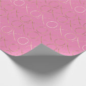 Goud Roze XOXO Cadeaupapier (Hoek)