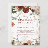 Goud rustiek Kleurrijk Bloemen Spaans Vrijgezellen Kaart (Voorkant)