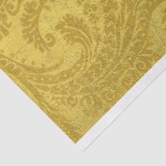  Goud Rustiek Victoriaans Bloemen Decoupage Tissuepapier (Detail)