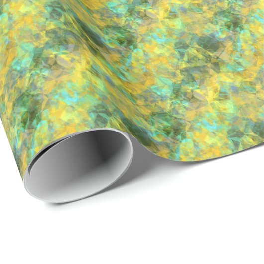 Goud ruw textiel cadeaupapier (Rol Hoek)