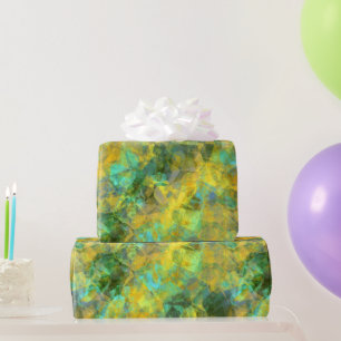 Goud ruw textiel cadeaupapier