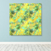 Goud ruw textiel canvas afdruk (Insitu (Houten vloer))