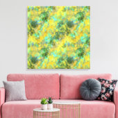 Goud ruw textiel canvas afdruk (Insitu (Woonkamer))