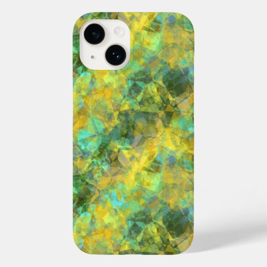 Goud ruw textiel Case-Mate iPhone case (Achterkant)