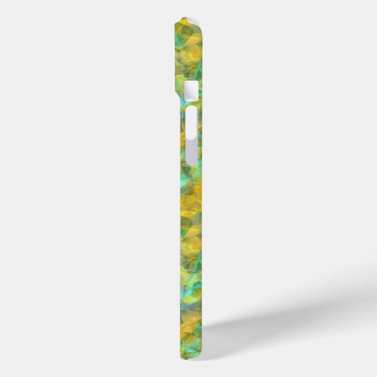 Goud ruw textiel Case-Mate iPhone case (Achterkant / Links)