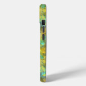 Goud ruw textiel Case-Mate iPhone case (Achterkant / Links)