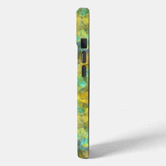 Goud ruw textiel Case-Mate iPhone case (Achterkant / Links)