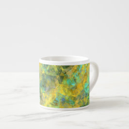 Goud ruw textiel espresso kop