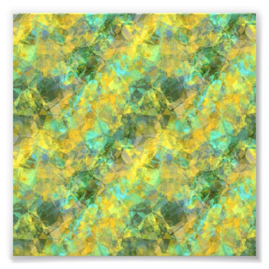 Goud ruw textiel foto afdruk (Voorkant)