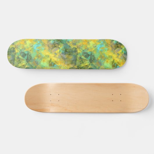 Goud ruw textiel skateboard (Horizontaal)