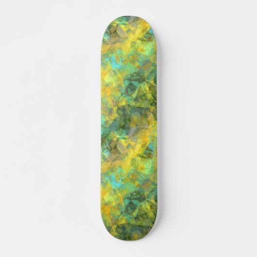 Goud ruw textiel skateboard (Voorkant)