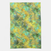 Goud ruw textiel theedoek (Verticaal)