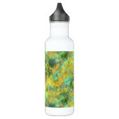 Goud ruw textiel waterfles  (Links)