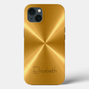 Goud RVS Metaal iPhone 13 Hoesje