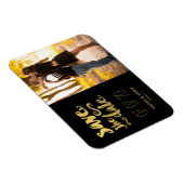 Goud Save Onze Datum | De datummagneet opslaan Magneet (Rechterzijde)