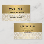 Goud | Schade | Korting op terugbetaling (Voorkant / Achterkant)