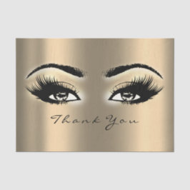 Goud Sepia Make-up Metallic Dank je ogen Tissuepapier