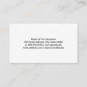 Goud | Shimmer Shine Sparkle Visitekaartje (Achterkant)