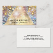 Goud | Shimmer Shine Sparkle Visitekaartje (Voorkant / Achterkant)