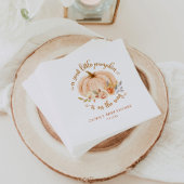 Goud sinaasappel Lief klein pompoen baby shower Servet