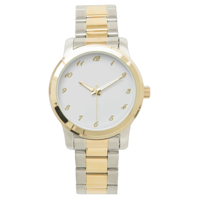 Goud-Sjablonen bekijken Horloge (Voorkant)