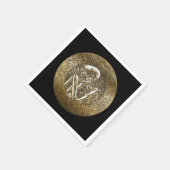 Goud Skeletspieren  Treasure Coin Servet (Hoek)