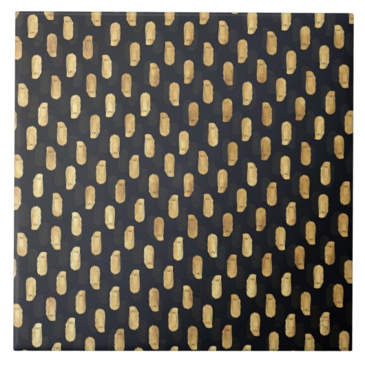 Goud Slagen Verloopontwerp verfgradiënt Tegeltje (Voorkant)