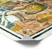 Goud smelten en gieten in het Aztec-imperium Poster (Hoek)