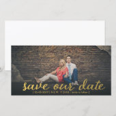 Goud sparen Onze Kaarten van de Foto van de (Voorkant / Achterkant)