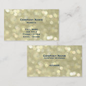 Goud Sparkles Visitekaartje (Voorkant / Achterkant)