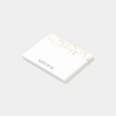 Goud Spitssnaar bereik voor sterren Post-it® Notes (Schuin)