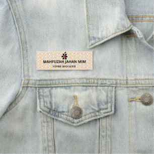 Goud & Staal Naam Badges. Gegraveerd. Magnetisch! Naamplaatje