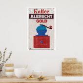 Goud Standaard Koffie - Luciferdoosje Print - Esth (Keuken)