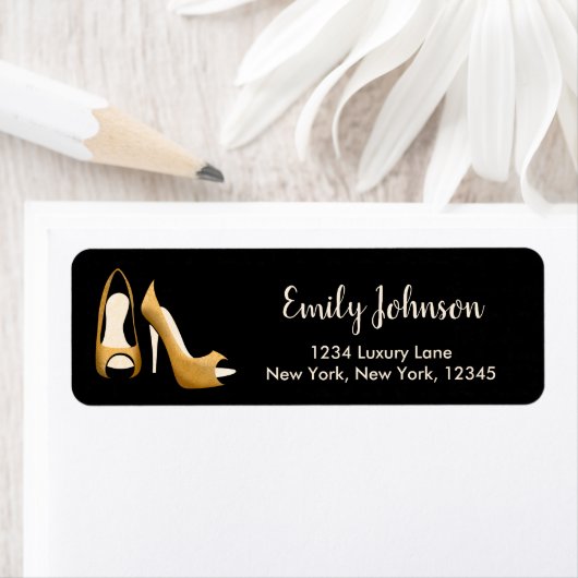 Goud Stap in 60 Vrouw Verjaardagsfeest Etiket (Insitu)