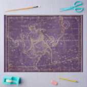 Goud Ster Kaart Serie Ontwerp 12 Tissuepapier (Craft)