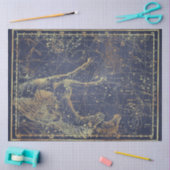 Goud Ster Kaart Serie Ontwerp 13 Tissuepapier (Craft)