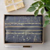 Goud Ster Kaart Serie Ontwerp 14 Tissuepapier (Geschenk)
