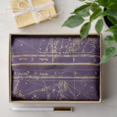 Goud Ster Kaart Serie Ontwerp 19 Tissuepapier (Geschenk)