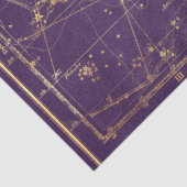 Goud Ster Kaart Serie Ontwerp 19 Tissuepapier (Detail)
