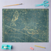 Goud Ster Kaart Serie Ontwerp 1 Tissuepapier (Craft)