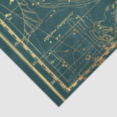 Goud Ster Kaart Serie Ontwerp 20 Tissuepapier (Detail)