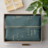 Goud Ster Kaart Serie Ontwerp 21 Tissuepapier (Geschenk)