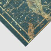 Goud Ster Kaart Serie Ontwerp 23 Tissuepapier (Detail)