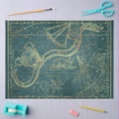 Goud Ster Kaart Serie Ontwerp 24 Tissuepapier (Craft)