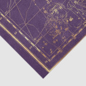 Goud Ster Kaart Serie Ontwerp 25 Tissuepapier (Detail)